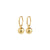 Boucles d’oreilles : Air : Plaqué or