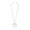 TIDE heart necklace silver -plated