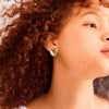 SPARKLE gold-plated earrings
