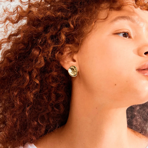 SPARKLE gold-plated earrings