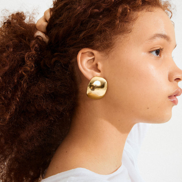 SPARKLE gold-plated earrings