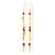 DAWN chain earrings golde - plated
