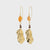 ECLIPSE gold-plated earrings