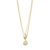 SHIFT 2 in 1 necklace set, gold plated