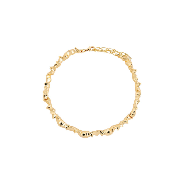 SUNSETrecycled necklace gold- plated