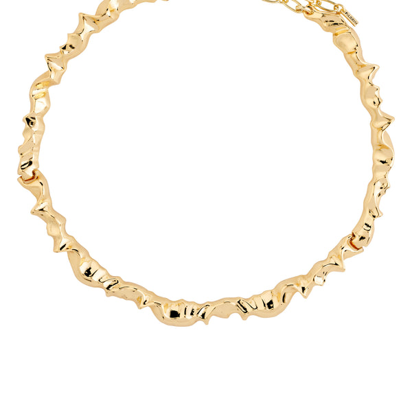 SUNSET recycled necklace gold-plated