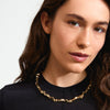 SUNSETrecycled necklace gold- plated