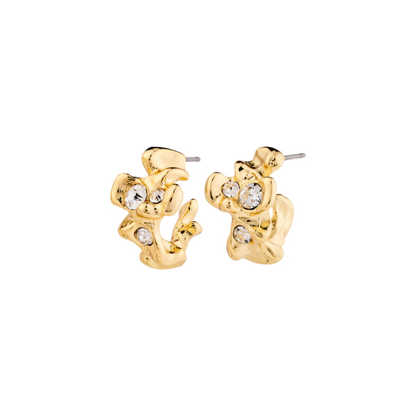 SUNSET recycled gold-plated earrings