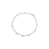 SUNSET recycled silver necklace -plated