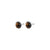 SENSE silver-plated/agate earrings
