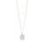 (W) Collier : Ember : Plaqué argent : Cristal