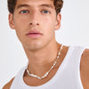 Collier PRISM blanc/plaqué argent