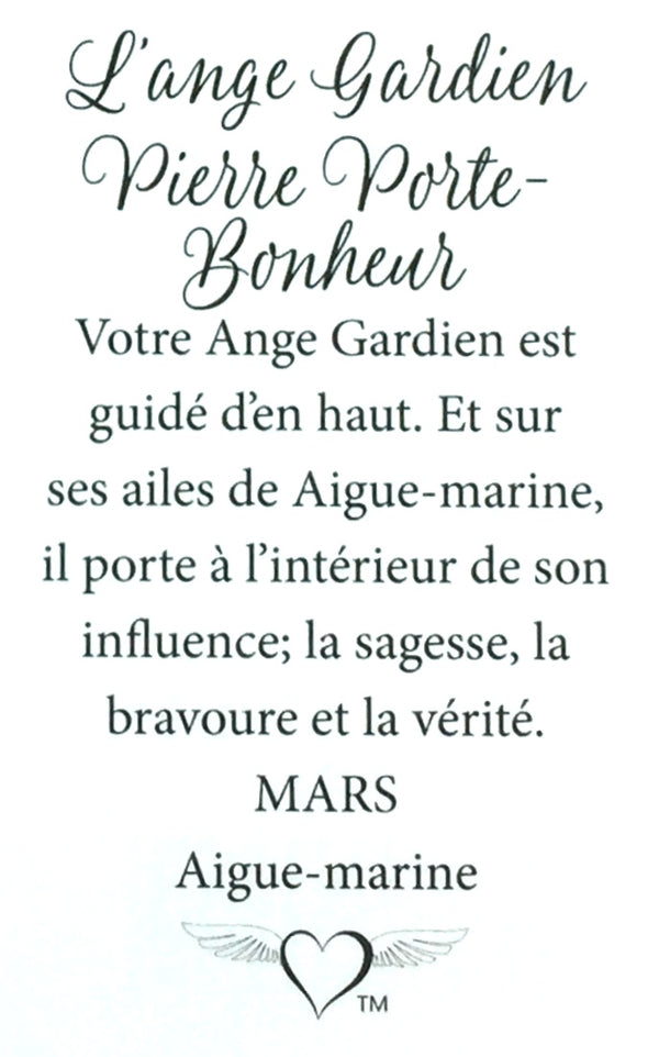 Épinglette Ange : Gardien Pierre (Mars)