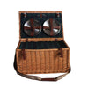 Panier de pique-nique en osier pour 6 personnes avec doublure isolante