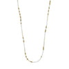 Collier ALISON blanc, plaqué or