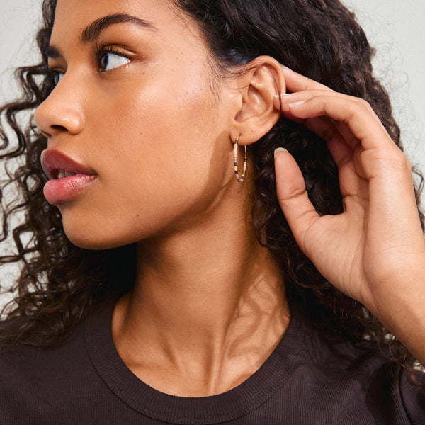 APPOLLONIA gold-plated earrings