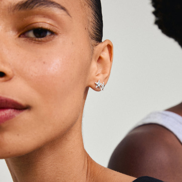 ANDRE silver-plated earrings