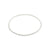 ARASH bracelet Silver Plated White