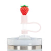 3 pailles jumbo avec embouts fruits