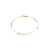 Bracelet ALISON blanc, plaqué or
