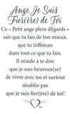 Épinglette Ange : Je Suis Fier De Toi