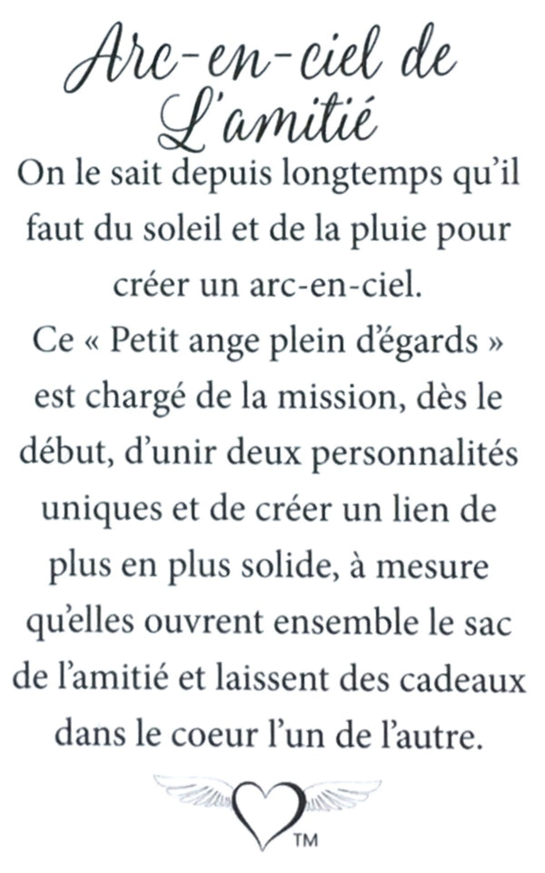 Épinglette Ange : Arc-En-Ciel de l'Amitié