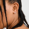 EMMETT boucles d’oreilles plaqué argent