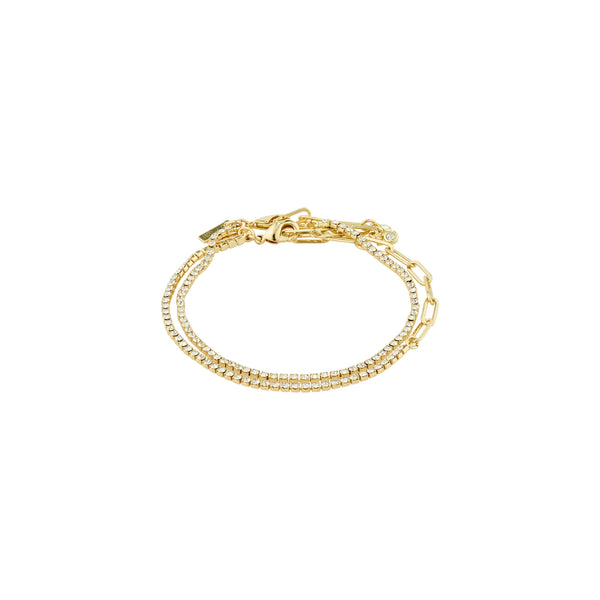 ROWAN crystal bracelet, 2-en-1,