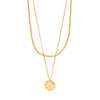 DECLAN 2 in 1 necklace set, gold plated