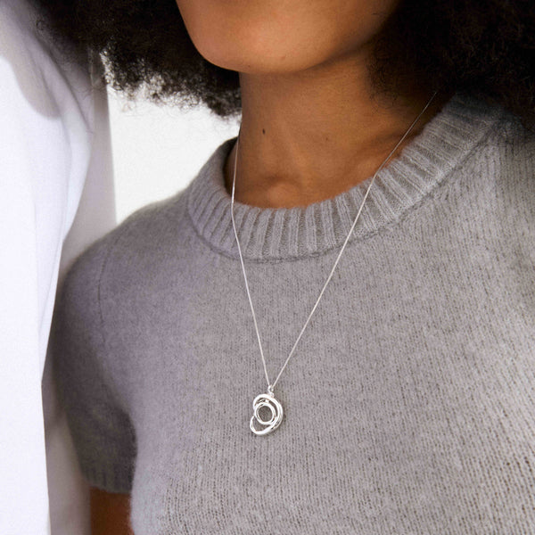 DIEGO silver plated necklace