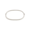 ALAIA silver-plated bangle