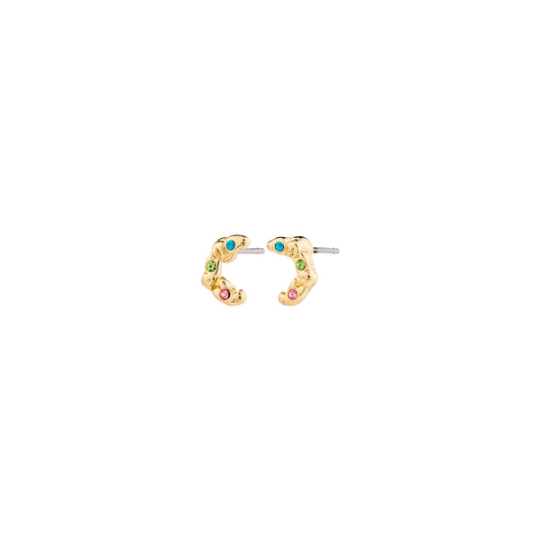 KORA recycled earrings gold-plated