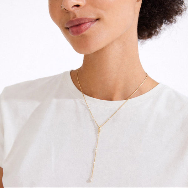 ERON Y-collier plaqué or