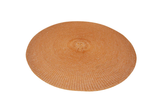 Napperon rond caramel