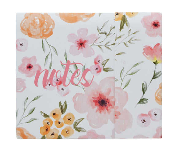 Coffret de notes fleuri