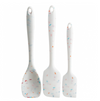 Ens. 3 spatules en silicone confetti