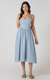 Robe longe taille V
