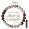 Bracelet Aroma brun : Merci