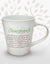 Tasse Earth Angel : Enseignante