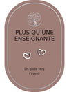 Boucles d'oreilles : Plus Qu'une Enseignante