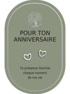 Boucles d'oreilles : Pour Ton Anniversaire