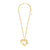 TIDE heart necklace gold-plated