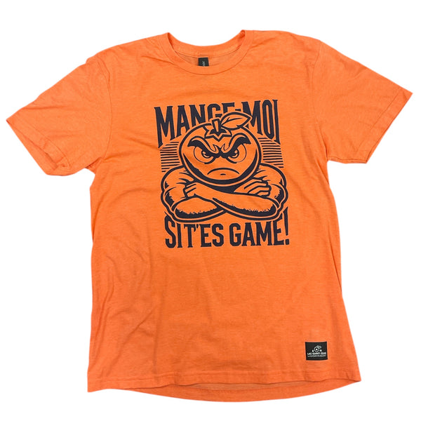 Tee-shirt Orange avec dessin à l'avant