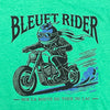 Dessin visible à l'avant du tee-shirt Bleuet Rider Vert Clair
