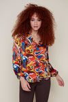 Blouse multicolore