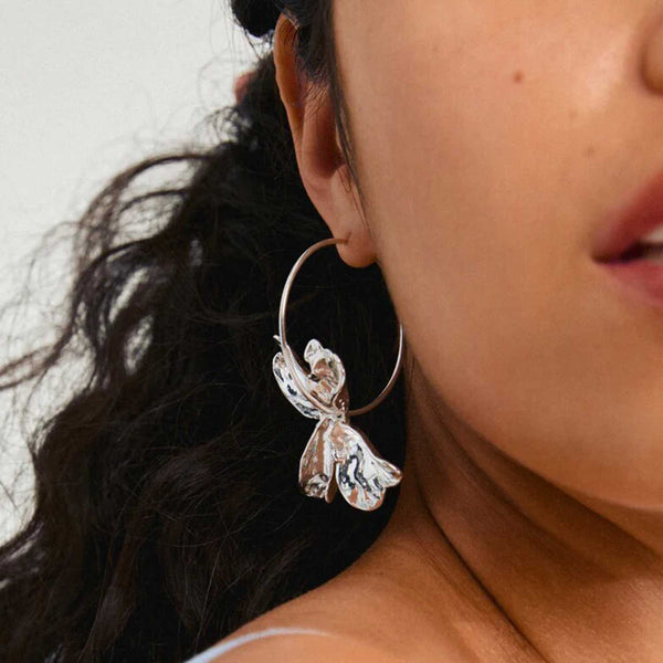 DREAM hoops silver-plated