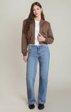 HOUNDSTOOTH BOMBER JACKET