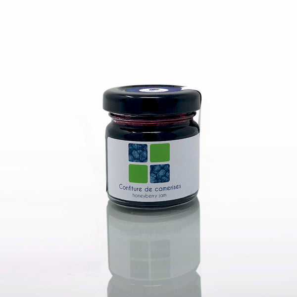 confiture de camerises de La Maison du Bleuet format 25 ml