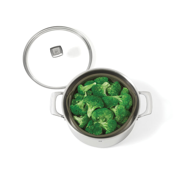 Panier vapeur et passoire 2 en 1 | Ricardo | La Maison du Bleuet