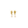 STARLIGHTpearl earrings gold-plated